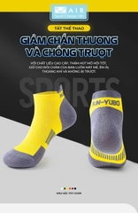 Tất vớ thể thao AIR màu vàng AT01-V