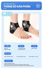 Bó gót chống lật cổ chân, Bong gân BG01