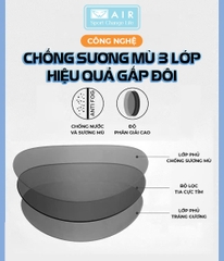 Kính Bơi Nam Nữ AIR800 không gây đau mắt, chống sương mờ, chống nước, chống tia UV