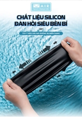 Mũ bơi silicone trơn màu xám bạc