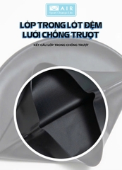 Mũ bơi silicone màu đen trơn