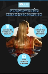 Mũ bơi silicone trơn màu xám bạc