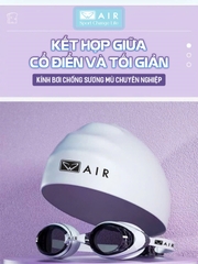 Kính bơi cho người cận thị AIR32 chống nước, chống mờ, chống tia UV