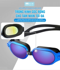Kính bơi cho người cận thị AIR005 chống tia UV, chống nước 100%, chống sương mờ