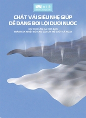 Quần bơi nam AIR 02 kháng CLO, chống tia UVA+ UVB, nhanh khô, thoáng khí