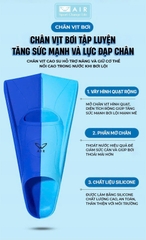 Chân vịt silicone cho bơi lội