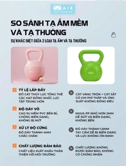 Tạ ấm silicone mềm