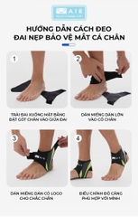 Bó gót chân AIR 24 - Chống lật cổ chân
