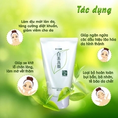 🌿 Sữa Rửa Mặt Trà Xanh 120g Shirochasou Rohto Nhật Bản. Làm sạch sâu – Dịu nhẹ – Cho làn da thanh khiết mỗi ngày