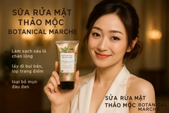 🌿 Sữa Rửa Mặt Thảo Mộc Botanical Marche 120g – Làm Sạch Sâu, Dịu Nhẹ Cho Mọi Làn Da