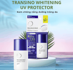 ☀️   KEM CHỐNG NẮNG TRANSINO UV PROTECTOR SPF50+ PA++++ (30G) CHỐNG NẮNG – DƯỠNG TRẮNG – LÀM NỀN – CHE PHỦ – DƯỠNG ẨM