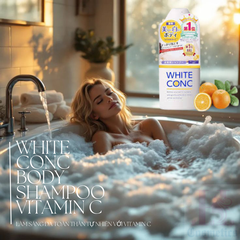 🍊 WHITE CONC BODY SHAMPOO VITAMIN C 360ML – SỮA TẮM LÀM SÁNG DA TOÀN THÂN TỰ NHIÊN VỚI VITAMIN C