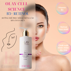 ❄️ OLAY CELL SCIENCE B3+ RETINOL 250ML – DƯỠNG THỂ PHỤC HỒI & CHỐNG LÃO HÓA TOÀN DIỆN CHO LÀN DA CƠ THỂ