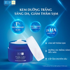 💙 HADA LABO PERFECT WHITE CREAM 50G – TRẮNG SÁNG DA CHỈ SAU 7 NGÀY, GIẢM THÂM SẠM RÕ RỆT