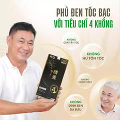 🌿 Dầu Gội Phủ Bạc Tóc KOMI Nhật Bản – Đen Tóc Chỉ Sau 1 Lần Gội