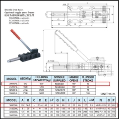 Cam kẹp GH-30600-HL Pull-Push Toggle clamp