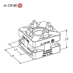 Đầu kẹp nhanh ITS 50 A-ONE 3A-200001 | Quick chuck 50