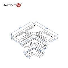 Bộ gá định vị vuông cho máy EDM 3A-210013