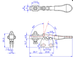 Cam kẹp GH-201-I