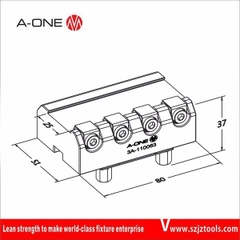 Đầu kẹp dạng nêm U25 A-ONE 3A-110063 | Dovetail collet