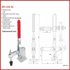 Cam kẹp GH-101-EL Vertical Toggle clamp