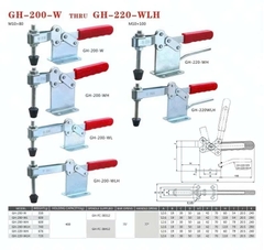 Cam kẹp GH-200-WH Horizontal Toggle Clamp