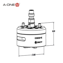 Đầu chuyển đổi A-one 3A-300055