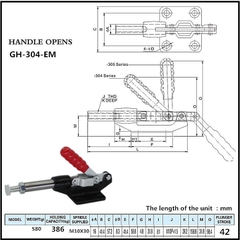 Cam kẹp GH304EM