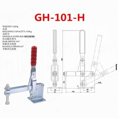 Cam kẹp GH-102H Vertical Toggle clamp