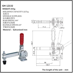 Cam kẹp GH-12132 Vertical Toggle clamp