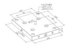 Tấm đế Zero-Point khóa mở nhanh 3A-110244 (1 trạm)