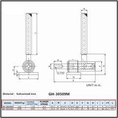 Cam kẹp GH-30509-M Pull-Push Toggle clamp