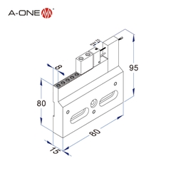 Kẹp cắt dây siêu mỏng loại nhỏ A-one 3A-210002