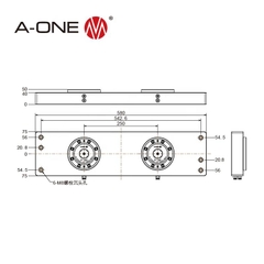 Đầu kẹp Zero-Point cầu nối đôi A-ONE 3A-10000818