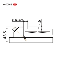 Ê tô nhỏ chính xác A-ONE 3A-110075
