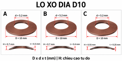 Lò xo đĩa D10