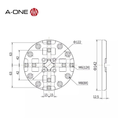 Tấm căn chỉnh tâm R 3A-400141
