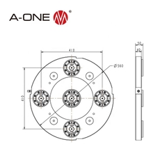 Đầu kẹp Zero-Point 5 khớp A-ONE 3A-10000887