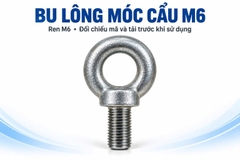 Bu lông móc cẩu M6