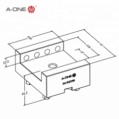 Gá điện cực thép A-ONE 3A-520119 U50 (Bộ 12 cái) | Steel holder