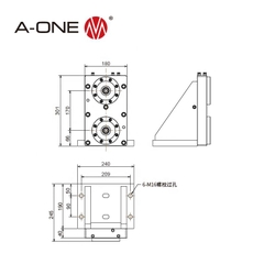 Khối vuông định vị nhanh Zero-Point A-ONE 3A-10000189