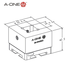 Uniblank A-one 3A-540103 (Steel holder 3A-530103)