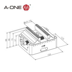 Ê tô tự định tâm A-ONE 3A-110185