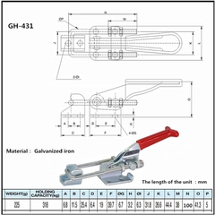 Cam kẹp GH431