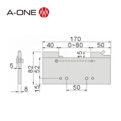 Ê tô chính xác A-one 3A-200150 | Precision Vise