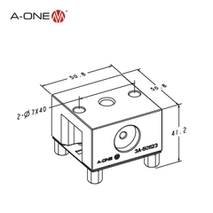Gá điện cực Uniplate A-ONE 3A-501123 | Uniplate