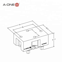 Gá điện cực Uniplate A-ONE 3A-500124 | Uniplate