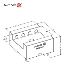 Gá điện cực thép A-ONE 3A-520117 (Bộ 12 cái) | Steel holder