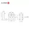 Tấm đế chữ T lực kẹp lớn A-ONE 3A-10000349 | Powerful T base plate