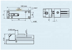 Ê tô nhỏ chính xác A-ONE 3A-110075